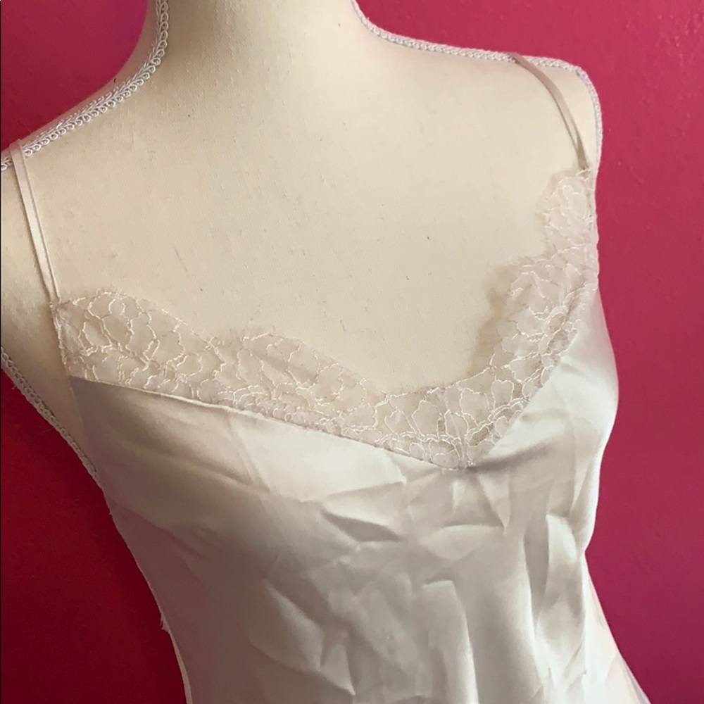 Victoria secret silk white nightgown